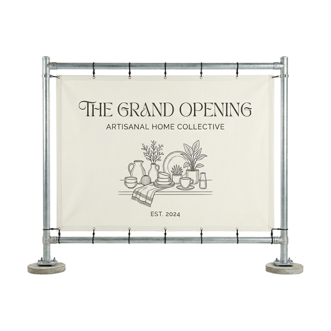 Outdoor In-Ground Banner Frame Kits – Canvas and Chroma