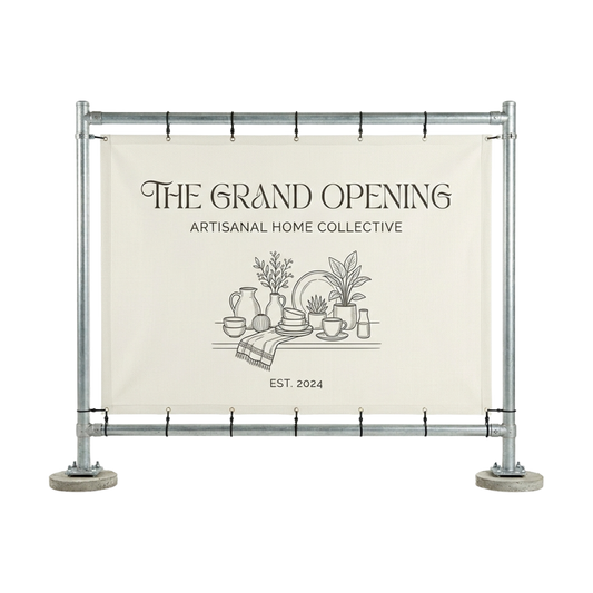 Outdoor In-Ground Banner Frame Kits